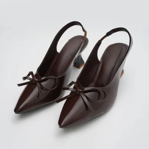 Premium Chocolate Color Pencil Heel.