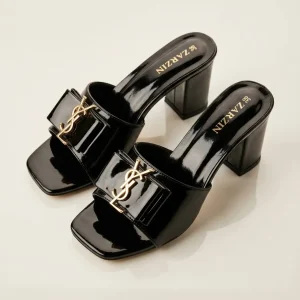 YSL stylish Block Heel
